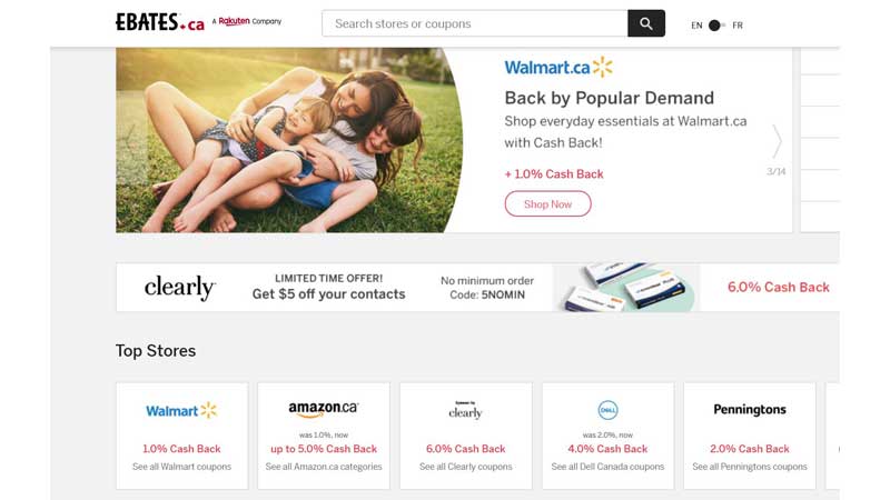 Ebates.ca Welcomes Walmart as Premier Affiliate Partner