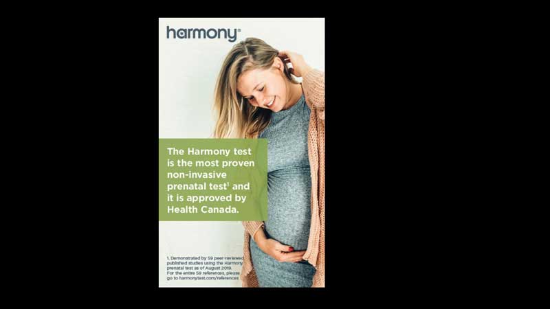 Harmony® Test: The first non-invasive prenatal test approved by Health Canada