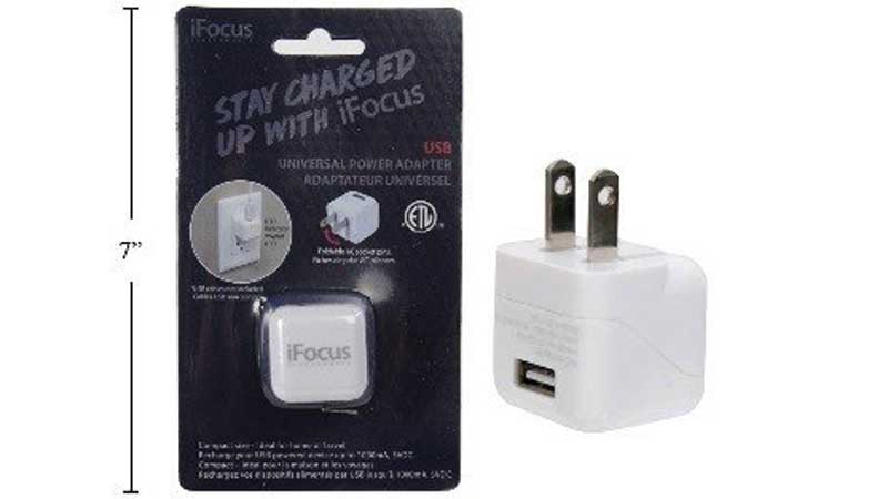 Health Canada warns of the recall of several USB wall chargers due to shock, burn or fire hazards