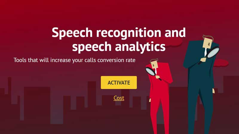 Speech recognition and speech analytics. Automate employee performance control