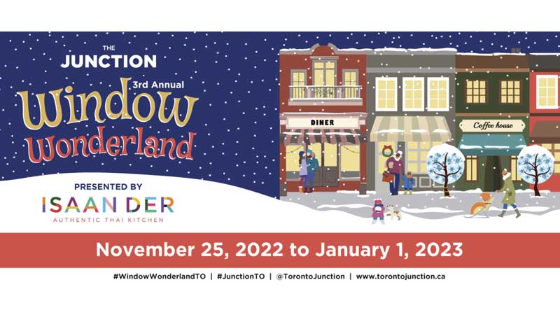 🎄 Award-Winning Urban Art Walk, Window Wonderland Returns to the Junction for the Third Consecutive Year