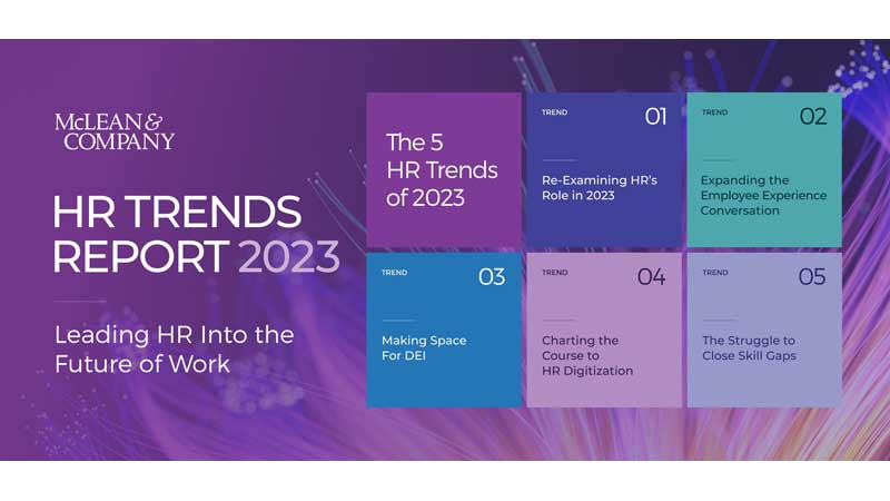 JOBS Five Key HR Trends for 2023 Reveal What the Future of Work Will Look Like, Says HR Advisory Firm McLean & Company