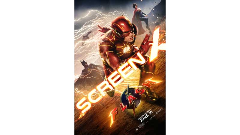 Upcoming Event:  🎦 Warner Bros. Pictures' THE FLASH Speeds into 270-Degree Panoramic ScreenX and Multisensory 4DX Theatres