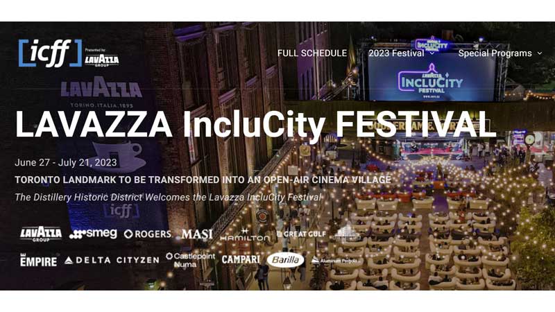 Toronto Upcoming Event:  🎥 The Lavazza Inclucity Festival Announces New Program in Suggestive Open-Air Cinema