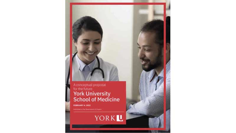 ONTARIO 🎓📚🏫 York University Welcomes Transformative Investment in Next Phase to Create a New School of Medicine ⚕️