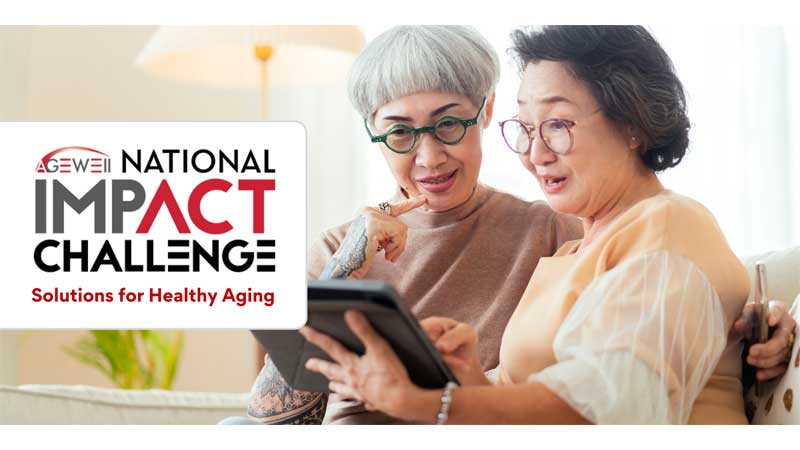 📱💻⚕️ AGE-WELL Invites Startups to Pitch Their Technology-Based Solutions for Healthy Aging in High-Profile National Competition