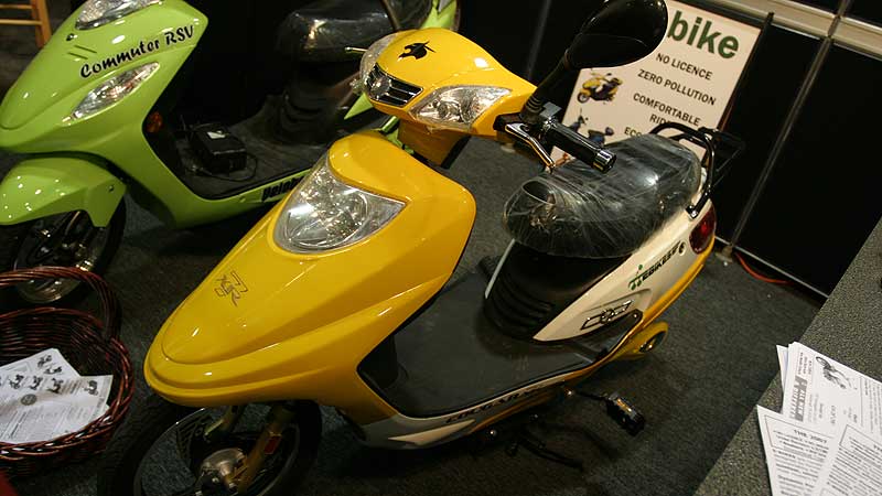 🏘️🏠 2007 Toronto International Home Show. Электрический мотоцикл – альтернативное средство транспорта