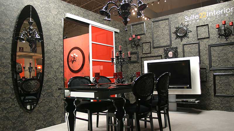 👵🧶🧵 2008 IDS. Suite22 Interiors - Back in Black