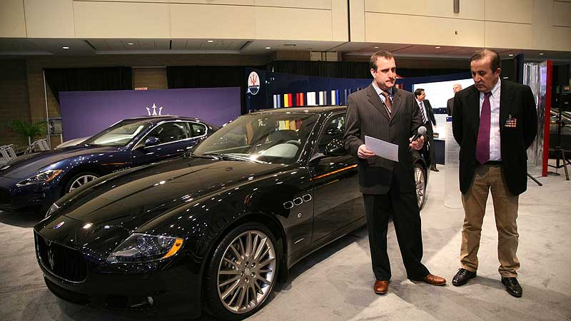 🚗 2009 Canadian International AutoShow. Maserati Quatroporte Sport GT S. Canadian Premiere
