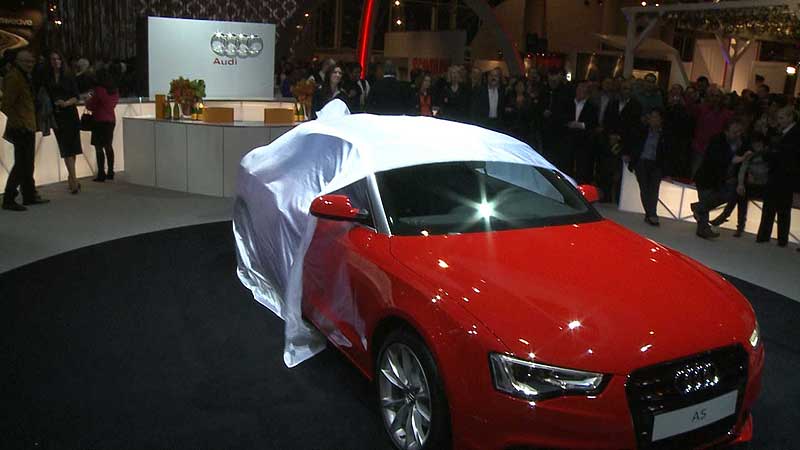 👵🧶🧵🚗  IDS12. Audi A5 Cabriolet Launch