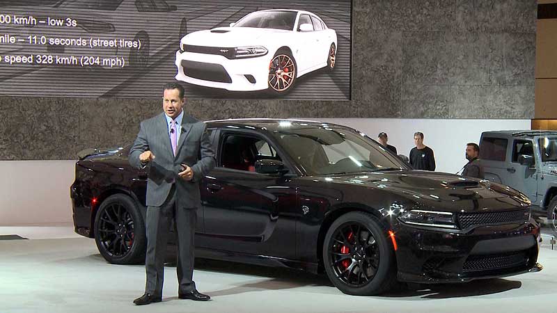 🚗 2015 Canadian International AutoShow. Canadian Premiere. Dodge Charger Hellcat