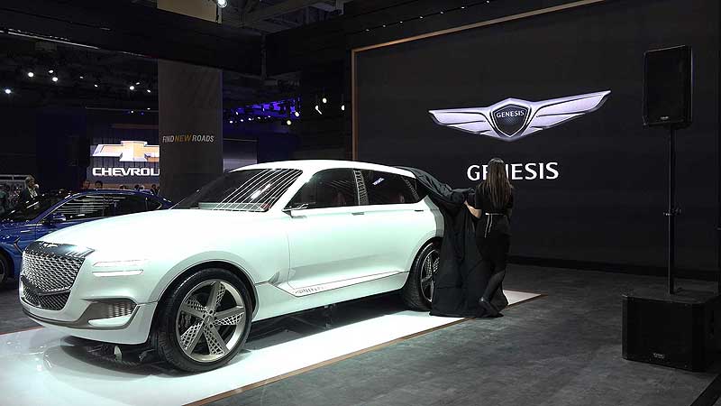 🚗 2018 Canadian International AutoShow. GENESIS GV80 Concept Debut