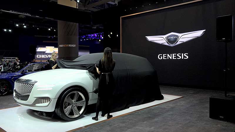 🚗 2018 Canadian International AutoShow. GENESIS GV80 Concept Unveiling
