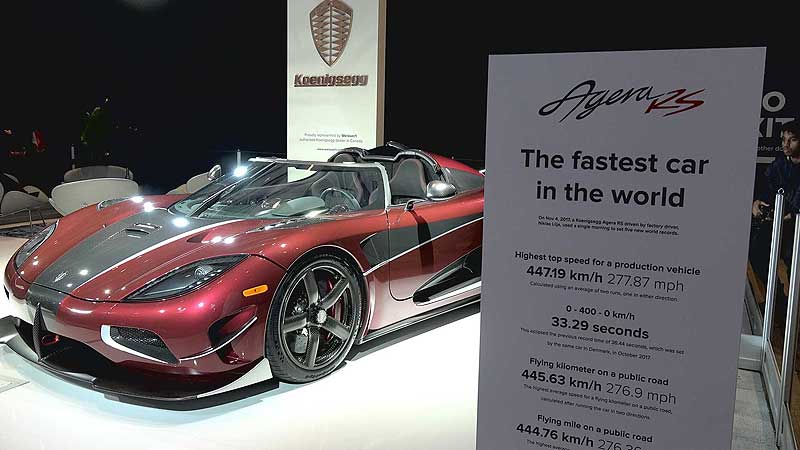 🚗 2018 Canadian International AutoShow. Koenigsegg Agera RS Debut