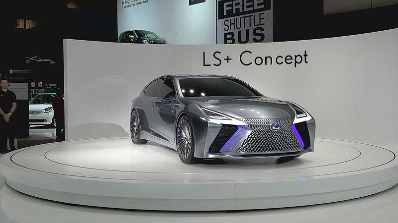 🚗 2018 Canadian International AutoShow. Lexus LS Concept Debut