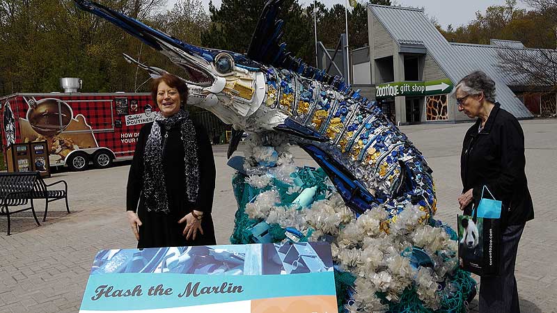 🐻🌳🧑‍🎨 2019 Toronto Zoo. Washed Ashore - Art To Save The Sea