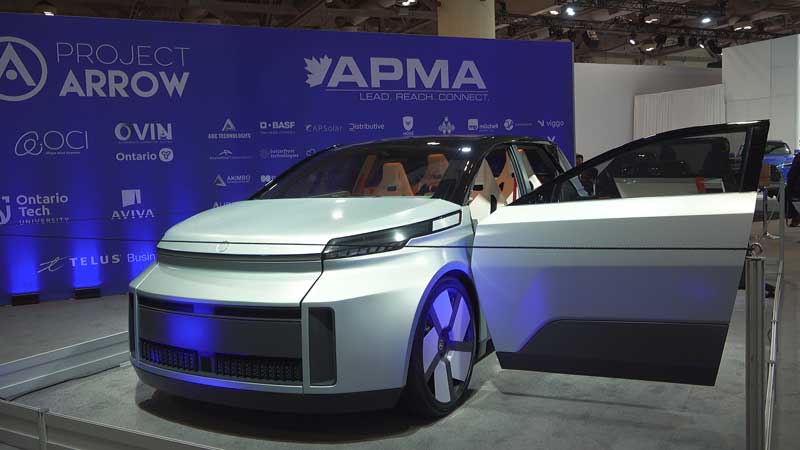 🚗  2023 Canadian International Autoshow. $8.2M CAD Project Arrow Canadian All-electric Concept Debute