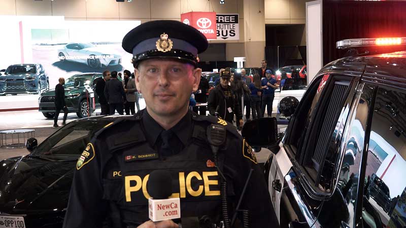 🚗👮‍♂️👮 2023 Canadian International Autoshow. Ontario Policemen are the True Stars of the Show