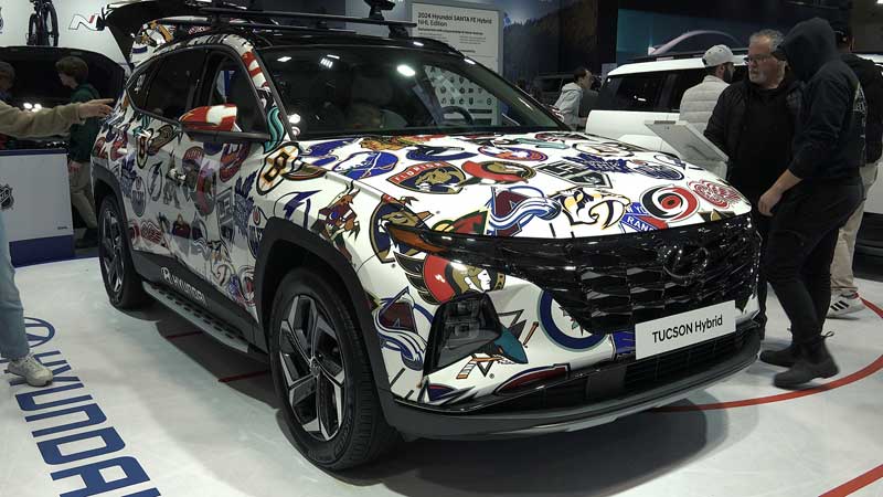 🚗 2024 Canadian International AutoShow. Hyundai is Back With  the All-New NHL Edition 2024 Santa Fe 🏎️🚘🚙
