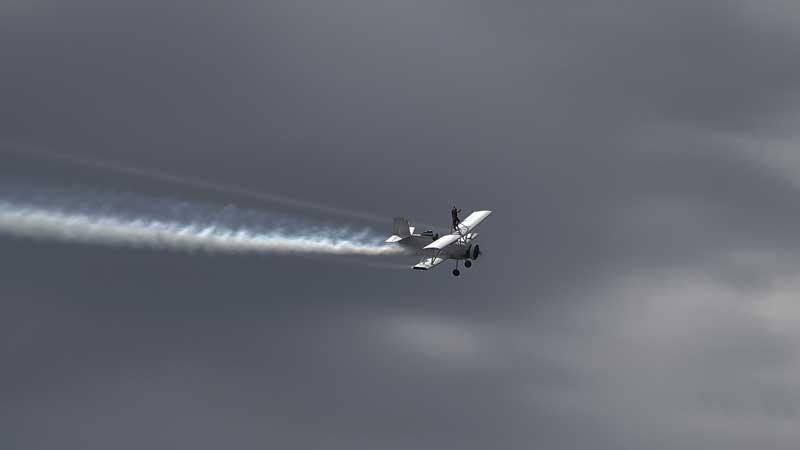 2025 ✈️ Mike & Samantha Tryggvason Wingwalker Performance at CIAS 2025
