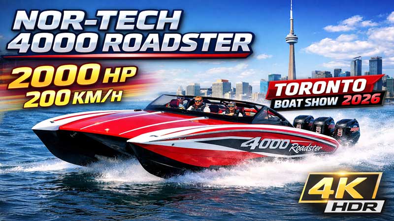 2026 🚤 Nor-Tech 4000 Roadster Canadian Debut | Toronto Boat Show | 2000HP Superboat